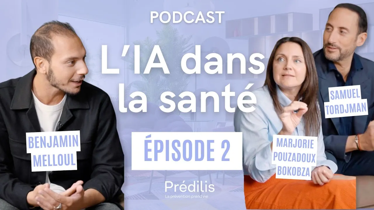 Podcast Prédilis #2 : l'IA dans la santé, jusqu'où peut-elle aller ? Avec AZmed, Leader Santé et le CIUS